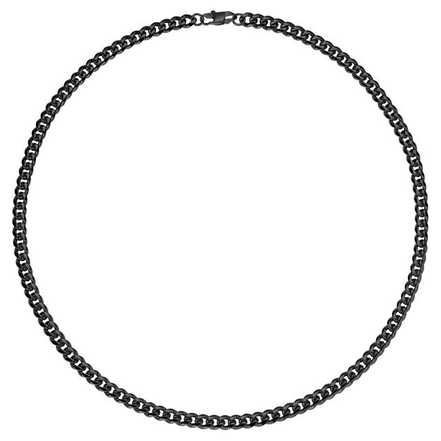 6 mm Black Chain Necklace